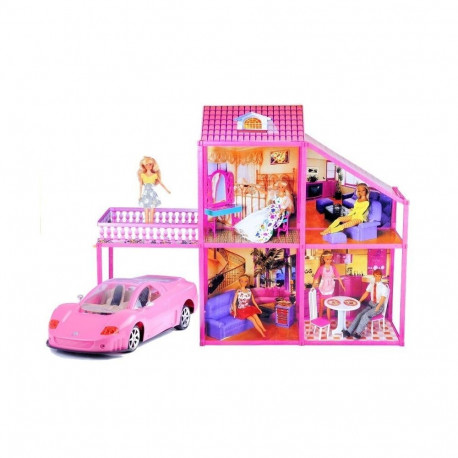 Lahtikäiv nukuvilla 76cm + auto + tarvikud