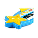 Duży Keyboard 37 Klawiszy MP3 + Mikrofon Niebieski