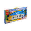 Duży Keyboard 37 Klawiszy MP3 + Mikrofon Niebieski