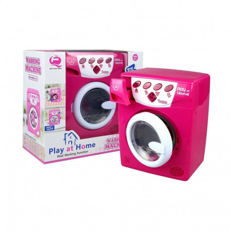 Pralka Otwierana Na Baterie Dźwięk Różowa