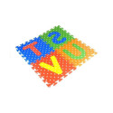 Puzzle Piankowe Kolorowe Alfabet i Cyferki 36 elementów