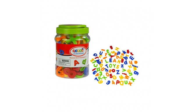 "magnetilised tähed ja numbrid purgis 78 elementi"