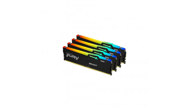 Kingston Fury Beast RGB Black 64GB DDR5 5200MHz DIMM KF552C40BBAK4-64
