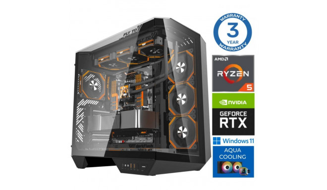 INTOP AQUA Ryzen 5 7600X 16GB DDR5 1TB SSD M.2 NVME RTX5070 12GB WIN11Pro