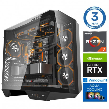 INTOP AQUA Ryzen 7 7700X 64GB DDR5 1TB SSD M.2 NVME+2TB RTX5070Ti 16GB
 WIN11Pro
