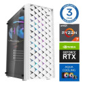INTOP AQUA Ryzen 7 7700X 16GB DDR5 1TB SSD M.2 NVME+2TB RTX4060Ti 8GB no-OS