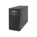 Qoltec 52282 Uninterruptible Power Supply UPS  3kVA  3000W  Power factor 1.0  LCD  EPO  USB  On-line