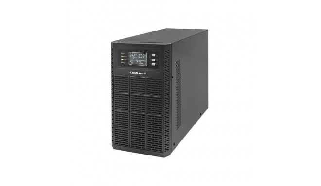 Qoltec 52282 Uninterruptible Power Supply UPS  3kVA  3000W  Power factor 1.0  LCD  EPO  USB  On-line