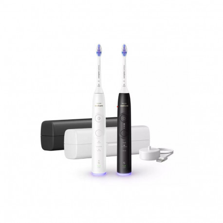 Philips Sonicare elektrilised hambaharjad series 6500 HX7419/01, valged ja mustad