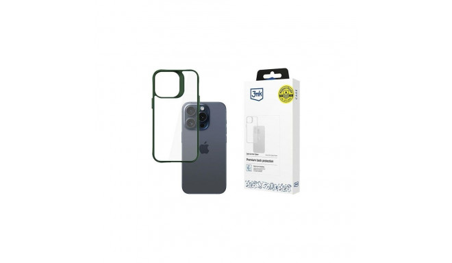 3mk kaitseümbris Satin Armor Case+ Apple iPhone 15 Pro, roheline