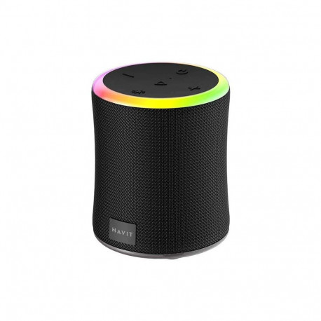 Speaker - HAVIT SK832BT Bluetooth Wireless Speaker, 10 W, RGB, TWS, IPX6, Black