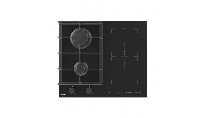 Induction Cooktop - MPM-60-IMG-22 4 Zones Glass Top Digital Timer Child Lock Black