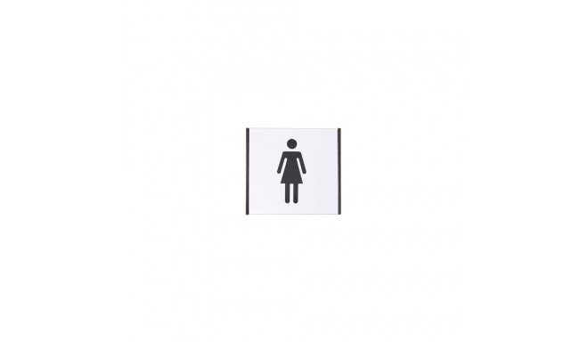 Osutav silt 1.19  NAISTELE - 93x93mm /anod. alum.