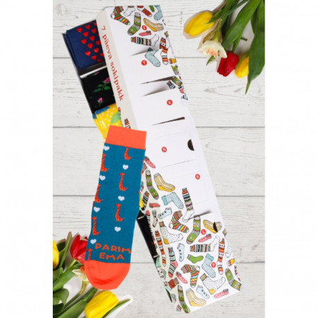 SOKISAHTEL PARIM EMA emadepäeva üllatuspakk 7 sokipaariga igaks nädalapäevaks 444