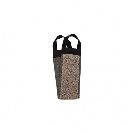 RENTO BACK WASHER 14X70CM BLACK/LINEN