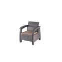 FURNIT SET OUT BROW/MOC ARMCH/SOFA/TAB