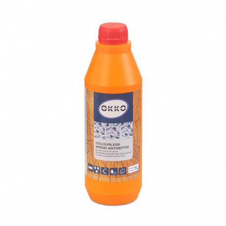 WOOD ANTISEPTIC OKKO T COLORLESS 1 L