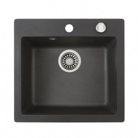 Valamu Teka Clivo 50 S-TQ Tequartz must graniit