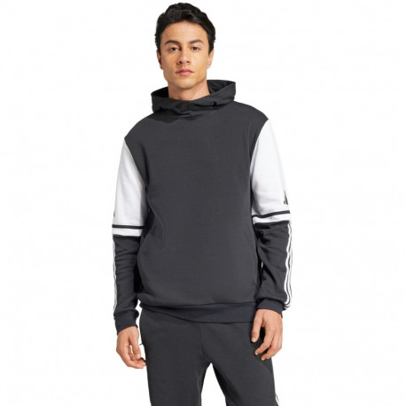 Adidas meeste kapuutsiga pusa Squadra 25 JE2776 XL, must-valge