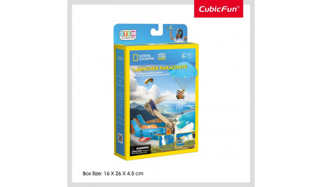 CUBIC FUN National Geographic 3D-пазл Катапульта для парашюта