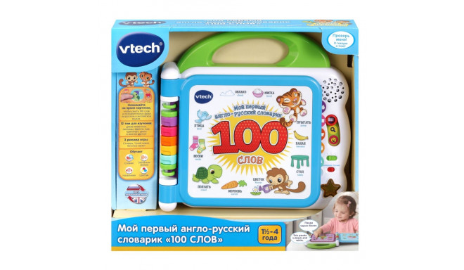 VTECH Educational toy Learning friends 100 words book (In Russian lang.)