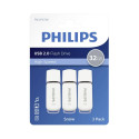 Philips USB 2.0 3-Pakk 32GB Snow Edition Varjuhall