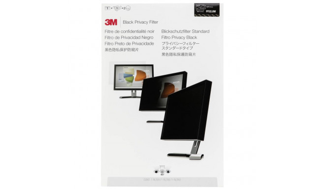 3M PF220W1B Privaatsusfilter Must 55,9 cm 22,0-tolline 16:10 ekraanile