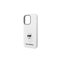 Karl Lagerfeld KLHMP14XSNCHBCH iPhone 14 Pro Max 6.7" hardcase white/white Silicone Choupette M