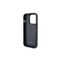 BMW MagSafe Leather Hot Stamp case for iPhone 15 Pro Max - black
