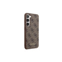 Guess GUHCS23SG4GFBR S23 S911 brown/brown hard case 4G Metal Gold Logo