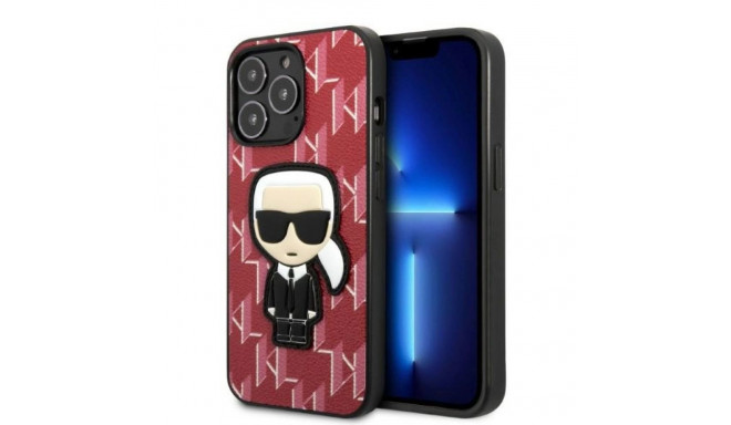 Karl Lagerfeld KLHCP13XPMNIKPI iPhone 13 Pro Max 6.7" hardcase red/red Monogram Ikonik Patch