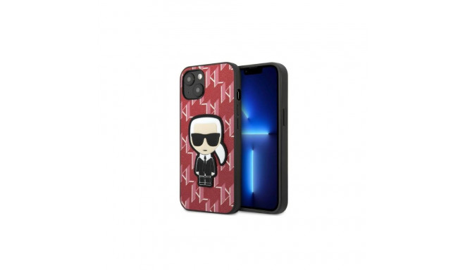 Karl Lagerfeld KLHCP13MPMNIKPI iPhone 13 6.1" hardcase red/red Monogram Ikonik Patch