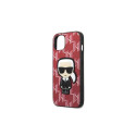 Karl Lagerfeld KLHCP13MPMNIKPI iPhone 13 6.1" hardcase red/red Monogram Ikonik Patch