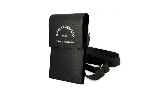 Karl Lagerfeld Embossed RSG handbag - black