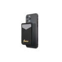 Guess Wallet Card Slot GUWMSSASLBK MagSafe Saffiano black/black