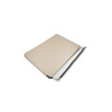 Guess Saffiano Script case for a 13" laptop - gold