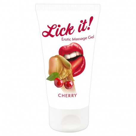 Lick-it massaažigeel 50ml, kirsimaitseline
