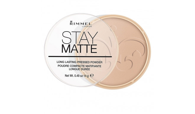 RIMMEL LONDON STAY MATTE pressed powder #005-silky beige