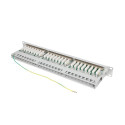 PATCH PANEL 48 PORT 1U 19" CAT.6 FTP WITH CABLE ORGANIZER SHIELDED GREY LANBERG