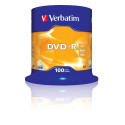 DVD-R 16x CB 4,7GB Verbatim 100 pieces DVD-R 16x CB 4,7GB Verbatim 100 pieces