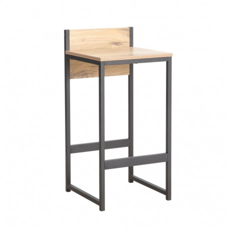 Bar chair HANNES 38x38xH80cm, rustic melamine