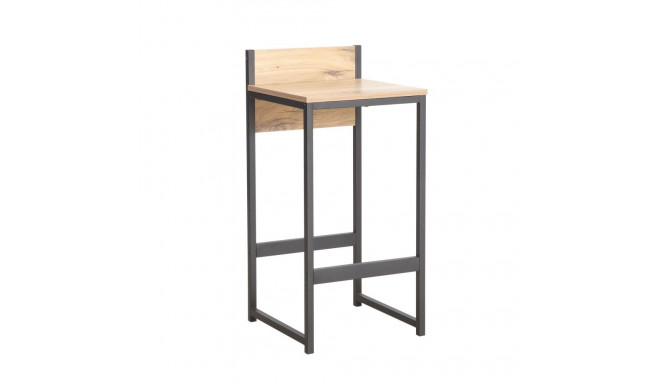 Bar chair HANNES 38x38xH80cm, rustic melamine