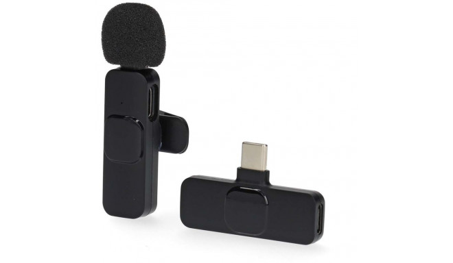 Mikrofon Nedis MICW110BK, USB-C, juhtmevaba