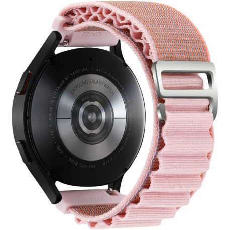 Kellarihm Trendybay Universaalne 22mm, nailon, Alpine roosa