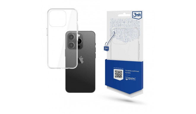Põrutuskindel mobiiliümbris 3MK iPhone 15 Pro Armor, läbipaistev