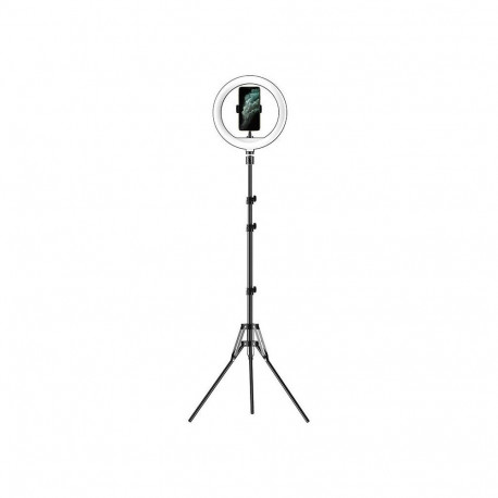 Tripod/ring light APEXEL APL-FL10JJ14Y (black)