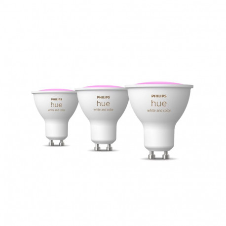 Philips Hue LED valgusallikas BT valge ja värviline atmosfäär GU10 4 2 W 3-pakk