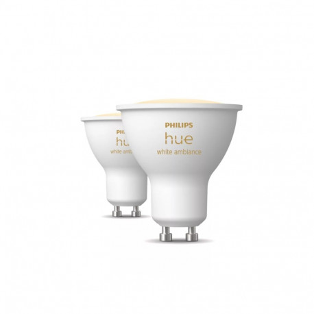 Philips Hue LED light bulb BT White ambiance GU10 4 2 W 2-pack