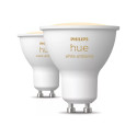 Philips Hue LED smart bulb, BT, White ambiance, GU10, 4.2 W, 2-pack
