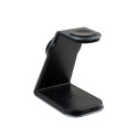 Fixed MagPowerstation 3-in-1 wireless charging station, black
